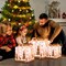 Costway Set of 3 Pre-Lit Christmas Gift Boxes Lighted Present Decoration with 100 Lights